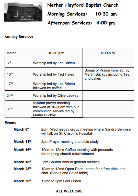 Nether_Heyford_Baptist_Chapel_Services-March-2019