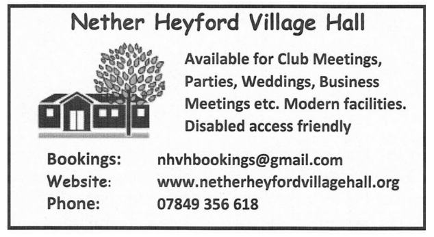 Nether_Heyford_Village_Hall_Book_2019