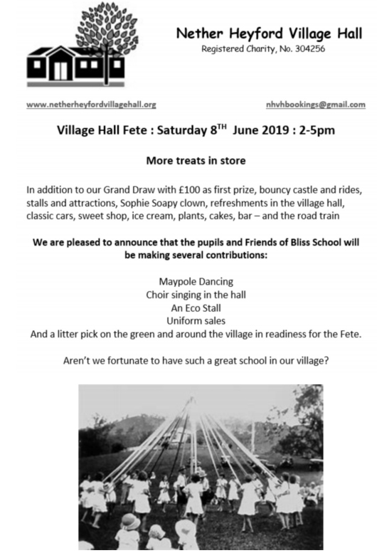 NetherHeyford_VillageHall_Fete_May_2019