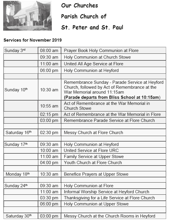 NetherHeyfordChurchServicesNov2019