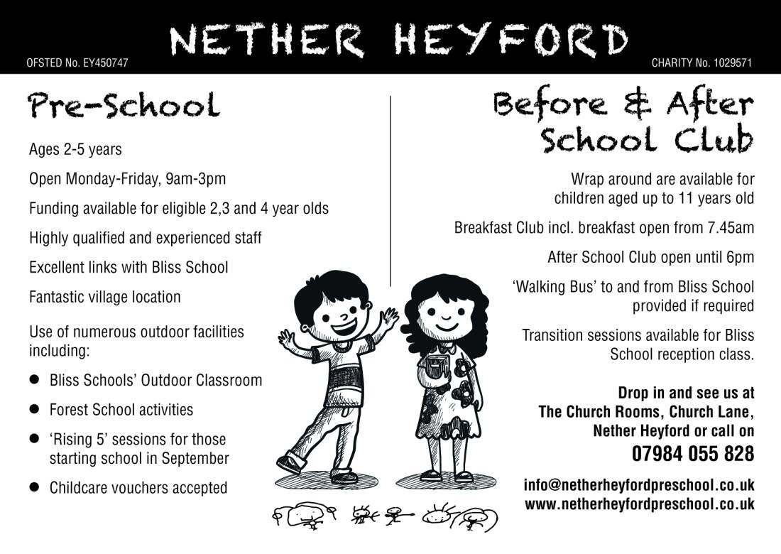 NetherHeyfordPreschoolAd2019