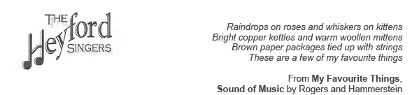 HeyfordSingersNovember2020