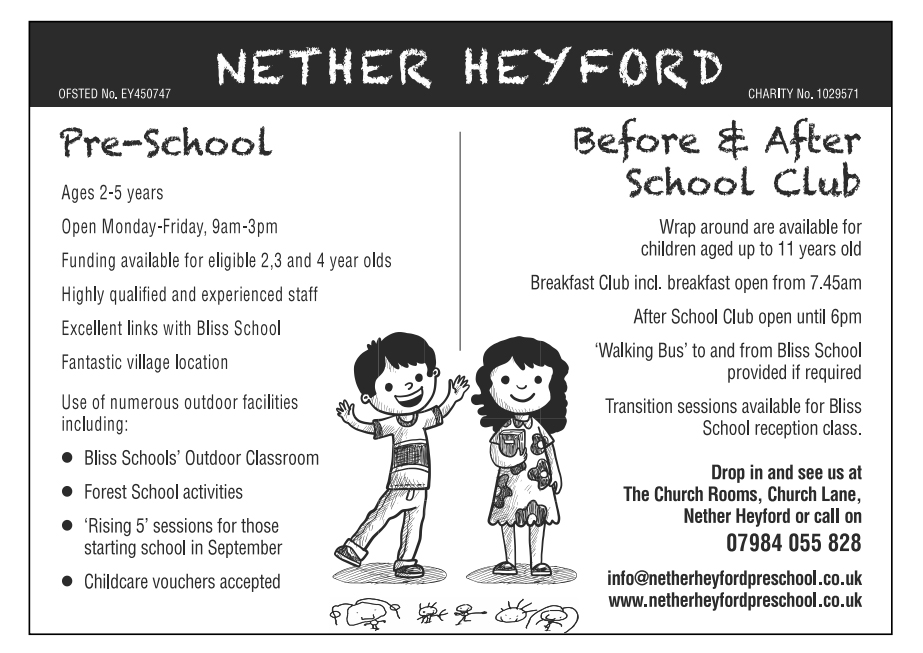 NetherHeyfordPreSchoolMay2021
